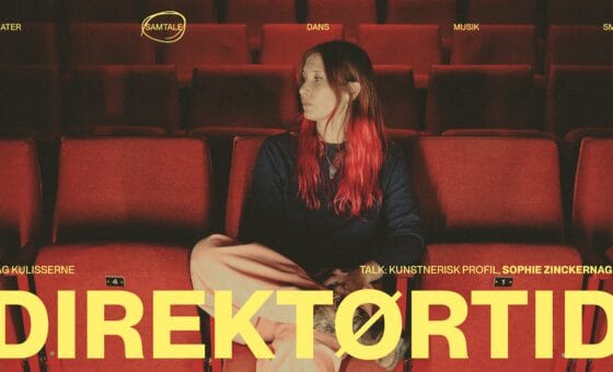 DIREKTØRTID: TALK: KUNSTNERISK PROFIL, SOPHIE ZINCKERNAGEL